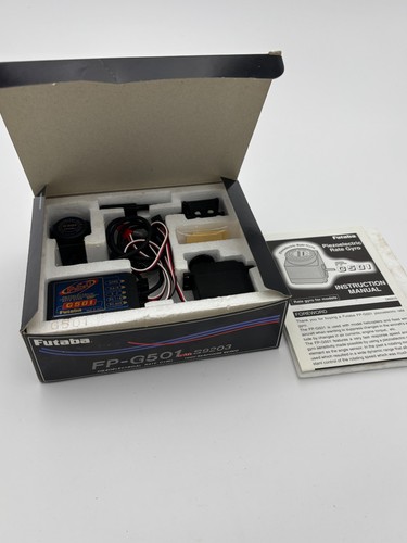 Futaba G501 Piezoelectric Rate Gyro CIB GUARANTEED w Accessories/Manual