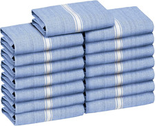 Paquete de 15 toallas de cocina clásicas juego de toallas de algodón 100 % natural lavado reutilizable