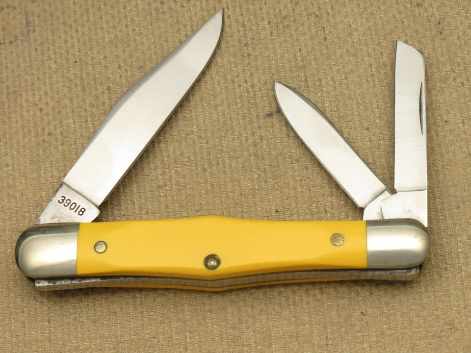 Winchester de Bluegrass/Queen 39018 centro de hinchazón Whittler asas amarillas como nuevas Foto 4 de 4