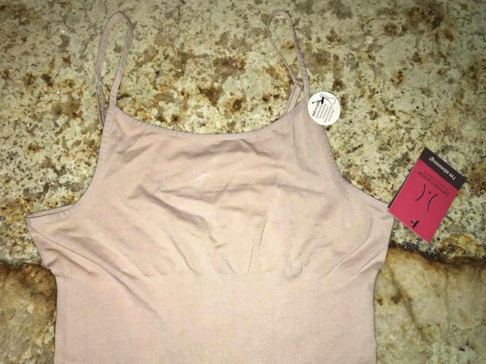 Top Yummie Tummie Sylvie Cami Hush Desnudo Control Firme Sin Costuras NUEVO Para Mujer L/XL Foto 3 de 4