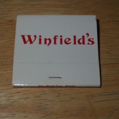 Vintage Winfield's Atlanta Galleria Georgia Matchbook Unstruck Full ...