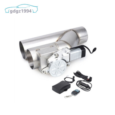 2.5'' Y Pipe Electric Exhaust Dual Valve Dump Control Valve Kit w/ Remote Switch