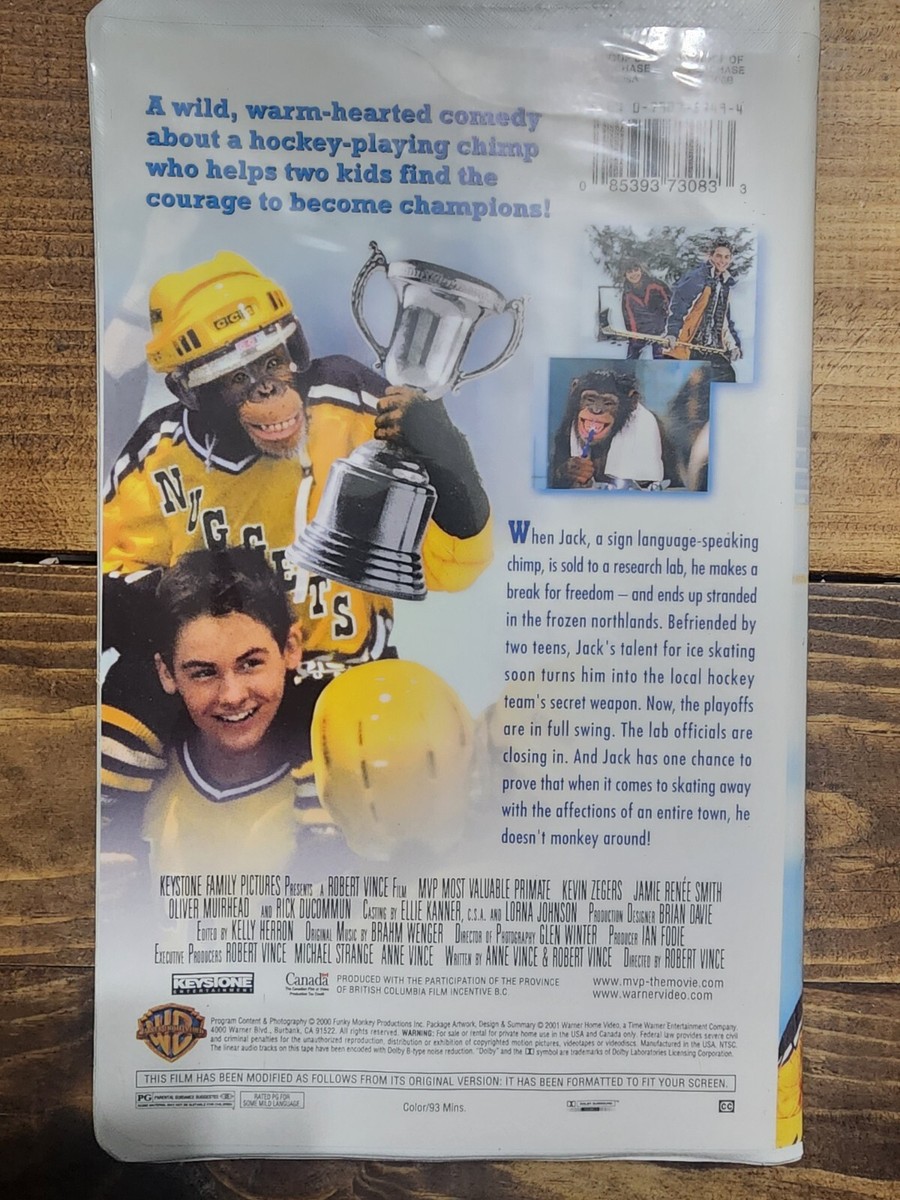 MVP Most Valuable Primate VHS 2001 Clamshell | eBay
