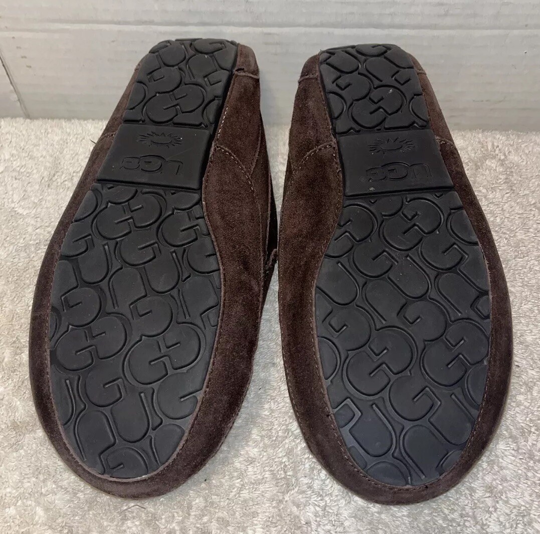 Men UGG Ascot Suede Slipper 1101110 Espresso 100% Authentic  display picture 3