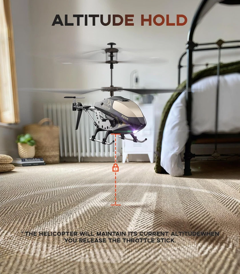 RC Helicopter Toy, RC Helicopter with 16Mins(2 Batteries),Altitude Hold, One Key - Image 3 of 4