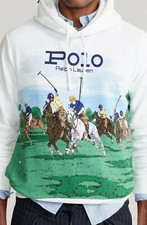 NEW Polo Ralph Lauren Stampede Equestrian Polo Horsemen Match Hoodie
