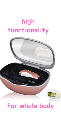 Mteck KE-NON Home Hair Remover Whole Body Pink Gpld Unisex Skin Care Japan New