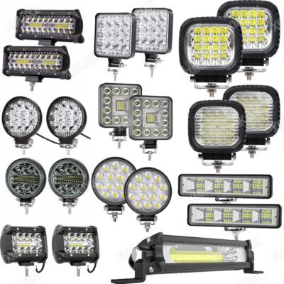 2X Led Arbeitsscheinwerfer Offroad Scheinwerfer 12V/24V Traktor LKW Bagger
