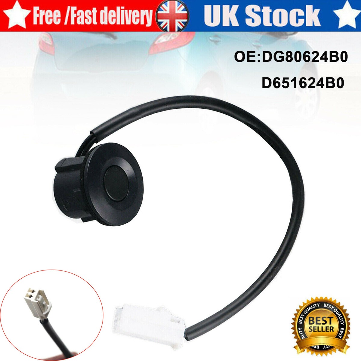 UK Tailgate Boot Trunk Release Handle Switch Button For Mazda 2 3