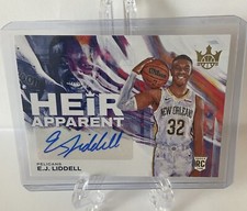 2022-23 Court Kings E.J. LIDDELL Heir Apparent Rookie Auto Gold /199 pelicans 