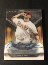 2015 Topps Strata Auto Archie Bradley #SA-AB Rookie Auto RC