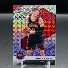 NBA Bulls  Nikola Vucevic Panini Mosaic SILVER PRIZM - MINT CONDITION
