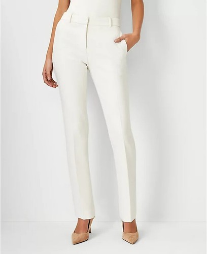 Ann Taylor Factory White Signature Pants 8