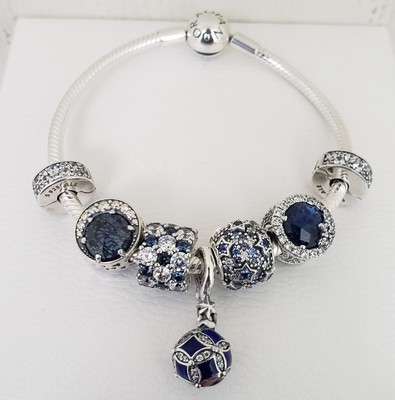 Authentic Pandora Bracelet Set 8pc