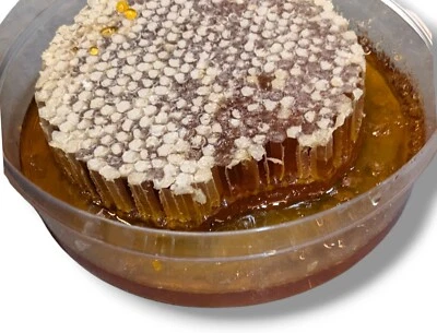 NATURZ BEEZ HONEYCOMB HONEY 17.6oz 500g 100% PURE UNFILTERED HONEY COMB DELICIOUS
