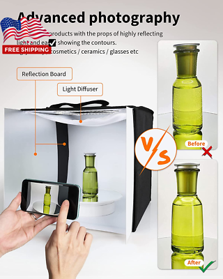 Mini Photo Studio Box PULUZ 20cm Photography Shooting Light Tent White - View #6