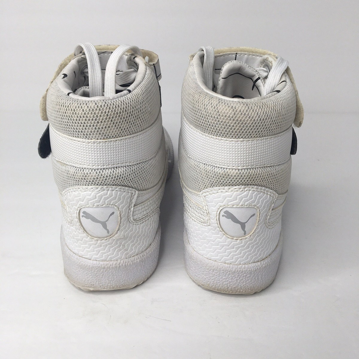 Puma Sky II Hi SF Texture Basketball Shoes 362872 02 White