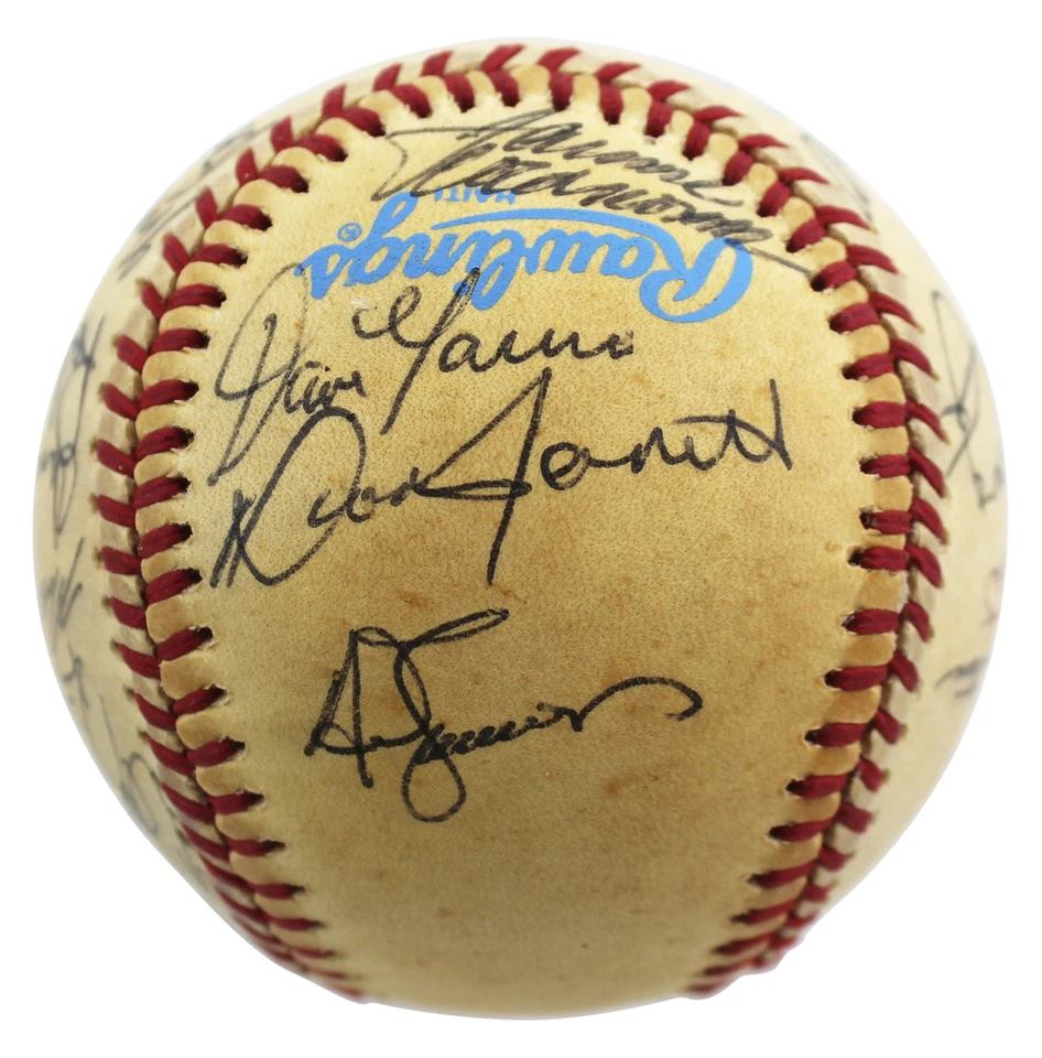 1984 Brewers (25) Yount, Sutton Authentic Signed Oal Baseball BAS #AC01897 - Image 4 of 4