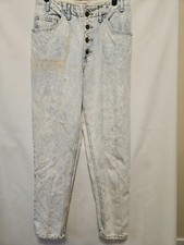 Vintage 1980s GUESS Georges Marciano Jeans Women 31W Button-Fly 1005 Light Wash