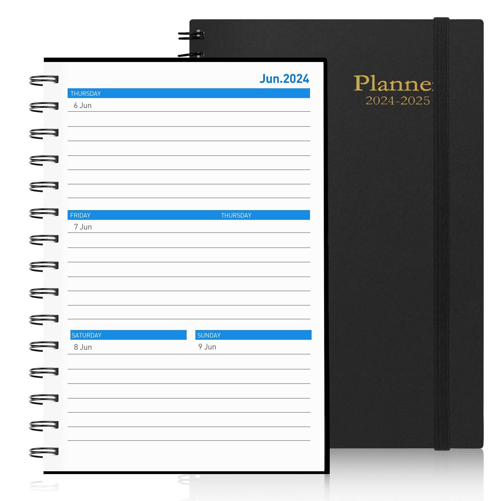 Daily Planner 2024-2025 18 Month Planner Monthly Weekly Daily Planner 2024-20...