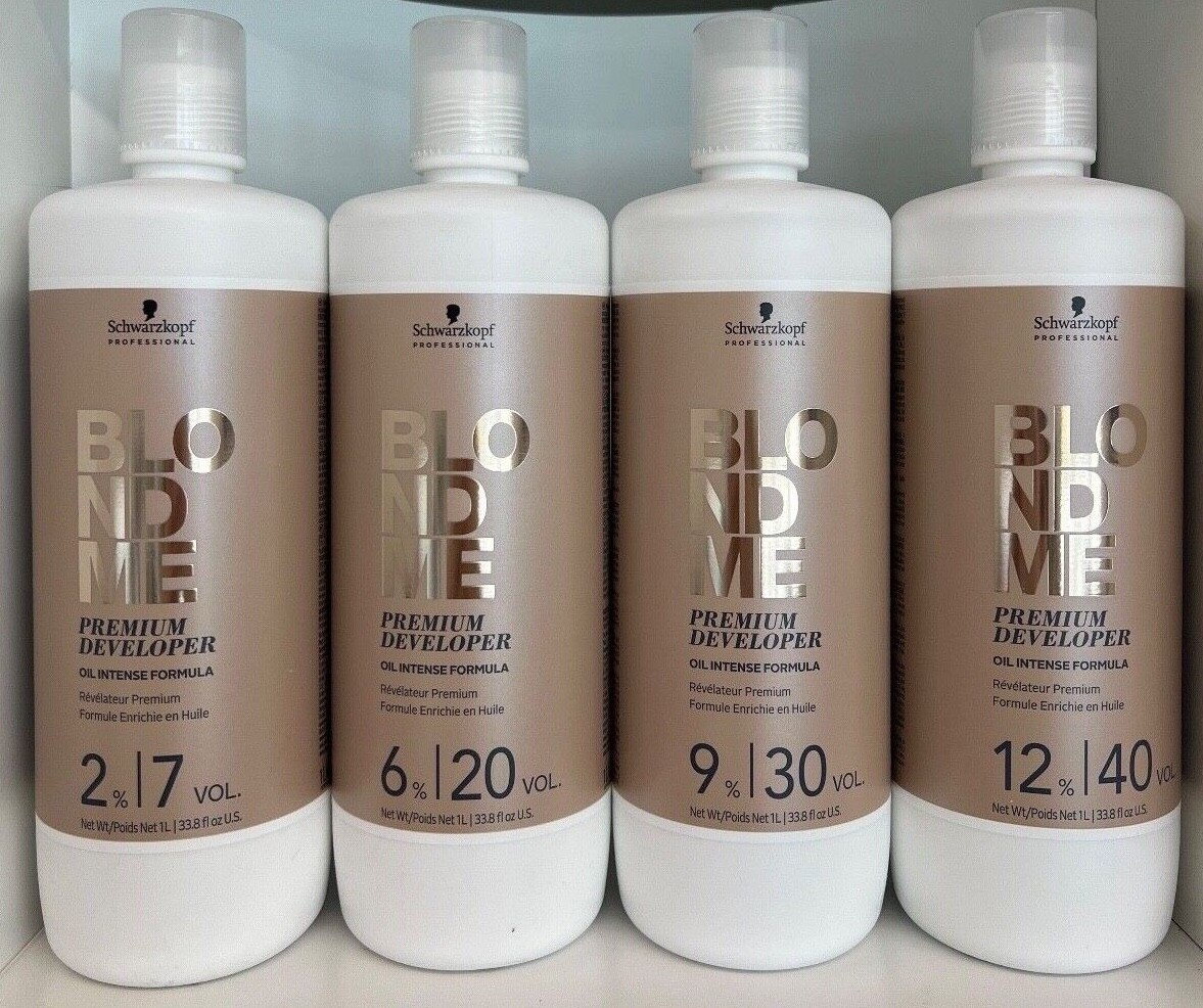Révélateur Schwarzkopf BlondMe 6% 1000ml - Professionnel, Vegan, Neuf