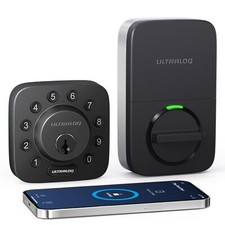 U-Bolt Smart Lock, 5-in-1 Keyless Entry Door Lock with App Control, Keypad Deadb