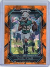 XAVIEN HOWARD 2022 Panini Prizm ORANGE ICE #183 Dolphins Baylor