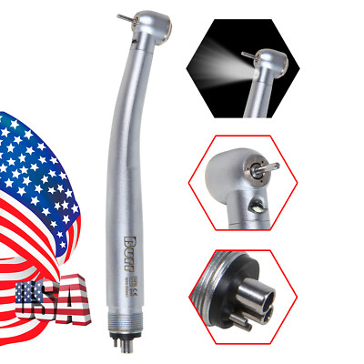 LED E-generator High Speed Handpiece 4Hole Fast Speed Turbine Burr UDM Dental