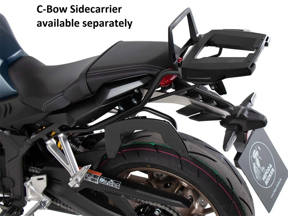 Honda CB650R Alurack Top Box Carrier POR HEPCO y Becker (desde 2021) Foto 3 de 4