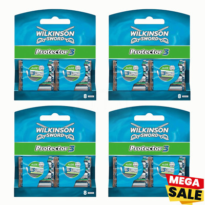 Wilkinson Sword Protector 3 Rasierklingen Original 4-80 Klingen Herren