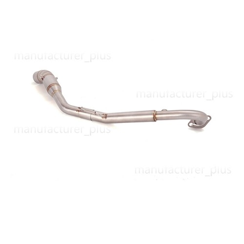 For Kawasaki Z125 Pro 2017-2025 Header Middle Exhaust Pipe 51mm Stainless Steel - Picture 6 of 12