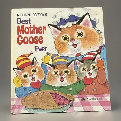 Richard Scarry s Best Mother Goose Ever 1970 Golden Book Nursery Rhymes Vintage