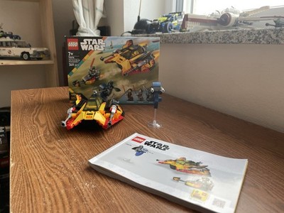 LEGO 75414 the Force Burner Snowspeeder, Aufgebaut, ohne Figuren