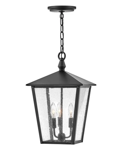 Hinkley Huntersfield 17 3/4" High Black Outdoor Lantern Hanging Light - Picture 3 of 3
