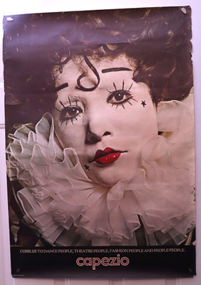 Vintage 1968 23'' x 33'' Poster Capezio-Cobler to Dance People, Theatre, Fashion