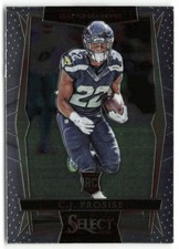 2016 Panini Select C.J. Prosise RC Concourse Seattle Seahawks #88 Rookie