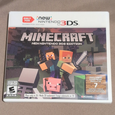 Minecraft: New Nintendo 3DS Edition Nintendo 3DS 2017 E10+ NTSC-U/C Complete
