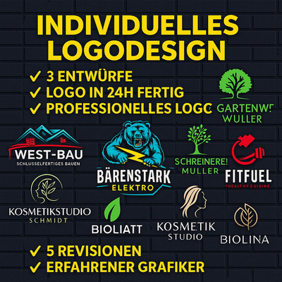 Logo Design, Firmenlogo, Professionel Website-Logo design, Premium Logo Redesign