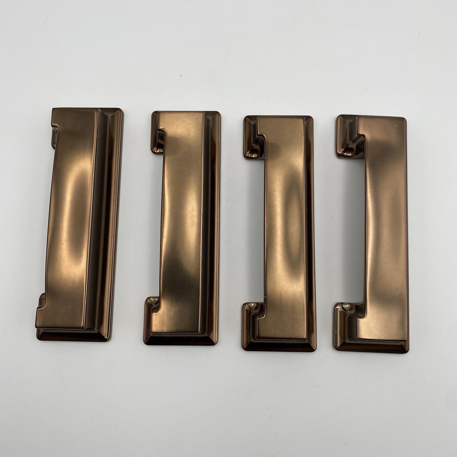 Amerock Appoint 3" or 3-3/4" Center Champagne Bronze Cabinet Cup Pull Lot of 4