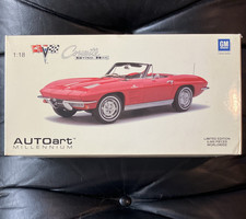AUTOart Millennium 1:18 1963 Chevrolet Corvette Sting Ray Red Diecast LE