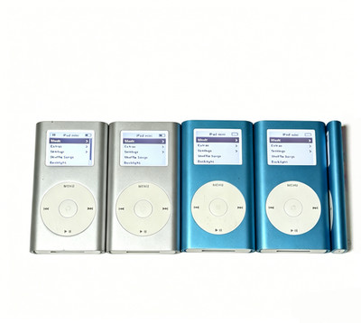 Fully Tested Apple iPod Mini 2nd Gen A1051 Silver Blue Retro Portable Music Play