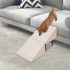 2 in 1 Lightweight Folding Pet Ramps Stairs Split Dog Ramp Folding Dog Stairs US