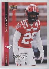 2021 Upper Deck CFL Red 19/165 Jamar Wall #180 z6b