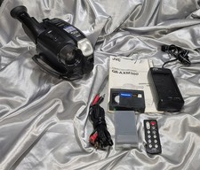 JVC GR-AXM300U COMPACT VHS-C CAMCORDER - SUPER CLEAN / TESTED NEW BATTERY - READ