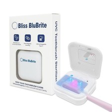 Portable UV-C Toothbrush Sanitizer and Holder Travel Case for Manual Elec...