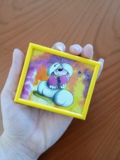 Diddl Original Bild Bilderrahmen Gelb 006 Herz