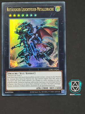  Rotäugiger Leuchtfeuer-Metalldrache  LDK2-DEJ41   Yu-Gi-Oh!   UR   NM   DE