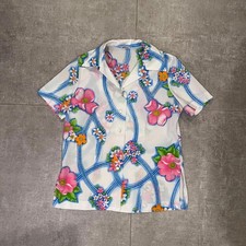 70s Vintage Pykettes Floral Camp Hawaiian Shirt