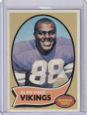 1970 Topps Football #59 Alan Page RC - Minnesota Vikings