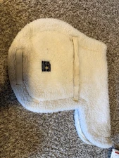 Toklat SuperQuilt White Fleece Shaped English Hunter Jumper Saddle Pad